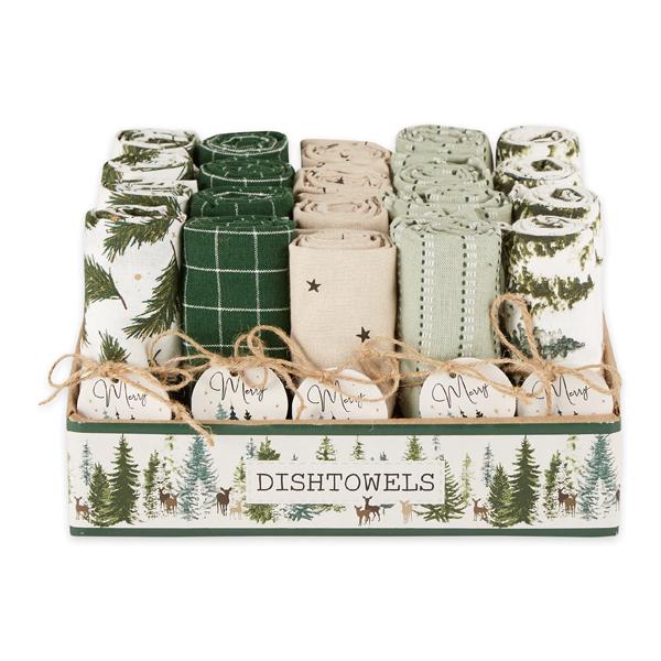 Winter Woods Dishtowel Assorted