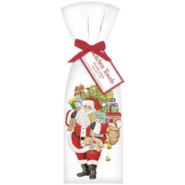 Towel Santa With Presents