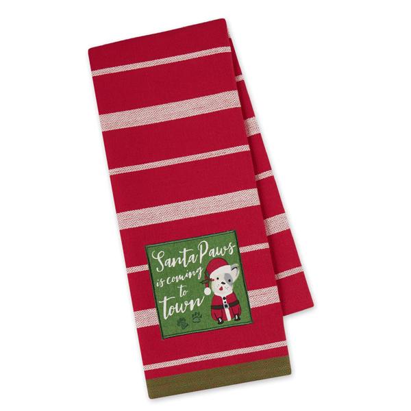 Towel Santa Paws