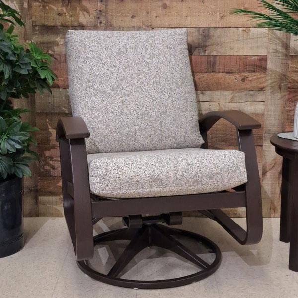 Belle Isle Cushion Swivel Rocker - Restore Sparrow
