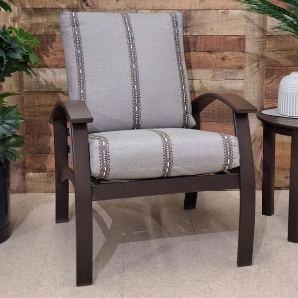 Belle Isle Cushion Arm Chair - Guru Walnut