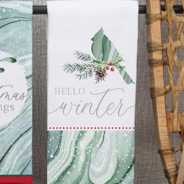 Towel Hello Winter