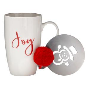 Mug and Stencil Set Joy