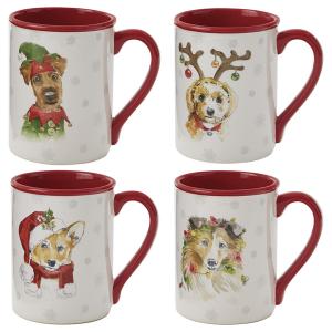 Mug Holiday Paws Assorted