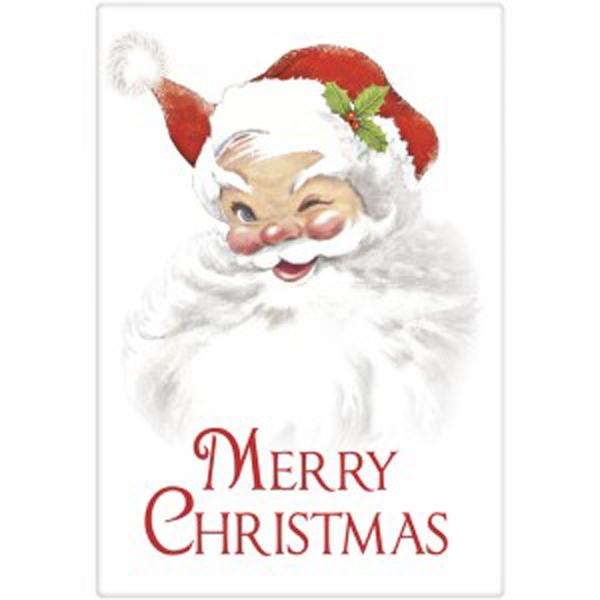 Towel Winking Santa