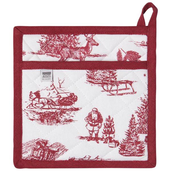 Potholder Winter Toile