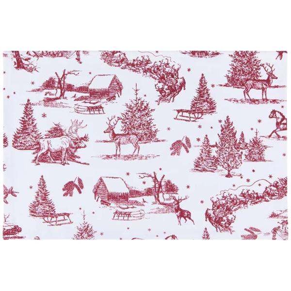 Placemat Winter Toile