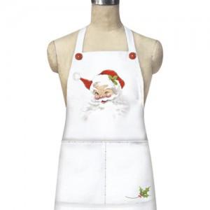 Apron Winking Santa