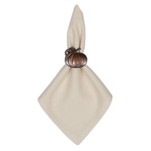 Pumpkin Brass Napkin Ring  