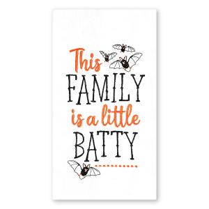 Towel Family Is Little Batty