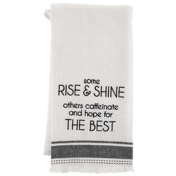 Towel Waffle Embellished Rise