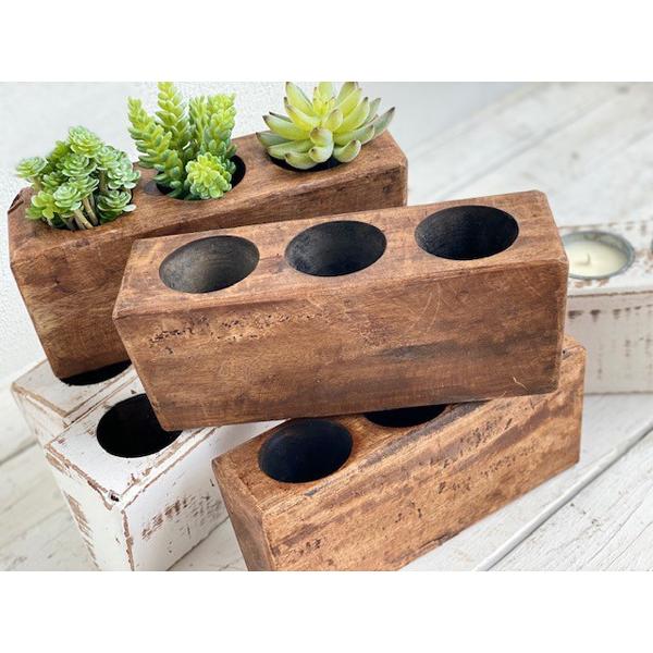 Wood Sugar Mold 3 Hole