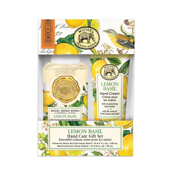 Michel Design Works Lemon Basil Hand Care Set