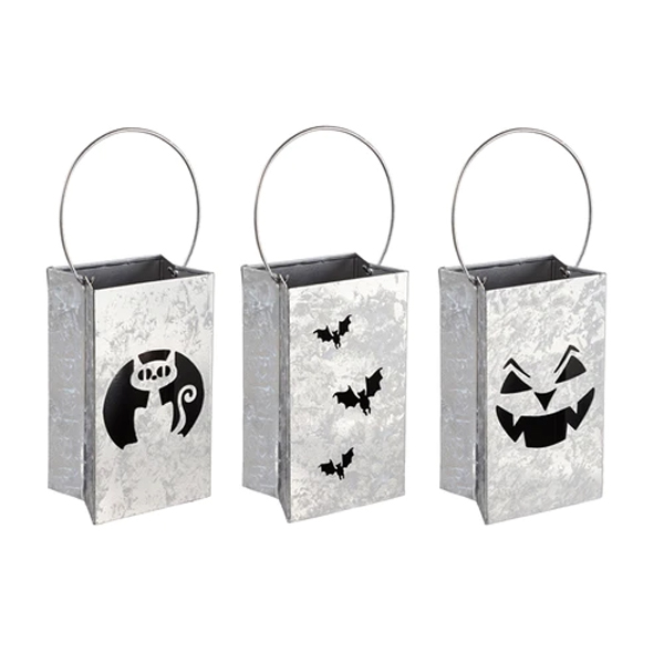 Die Cut Galvanized Lantern Assorted