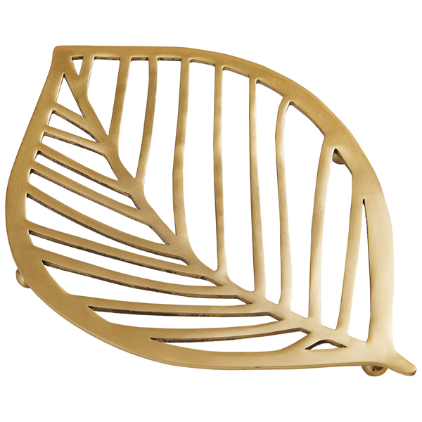 Leaf Metal Trivet 