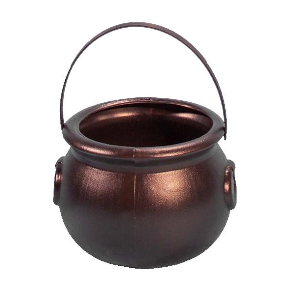 Cauldron with Handle - 8in Black