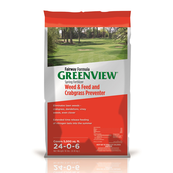 Greenview Fairway Formula Weed & Feed  + Crab Preventor - covers 5,000 sqft