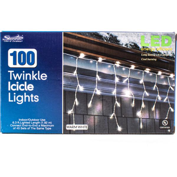 LED Twinkle 100 Lights - Multi