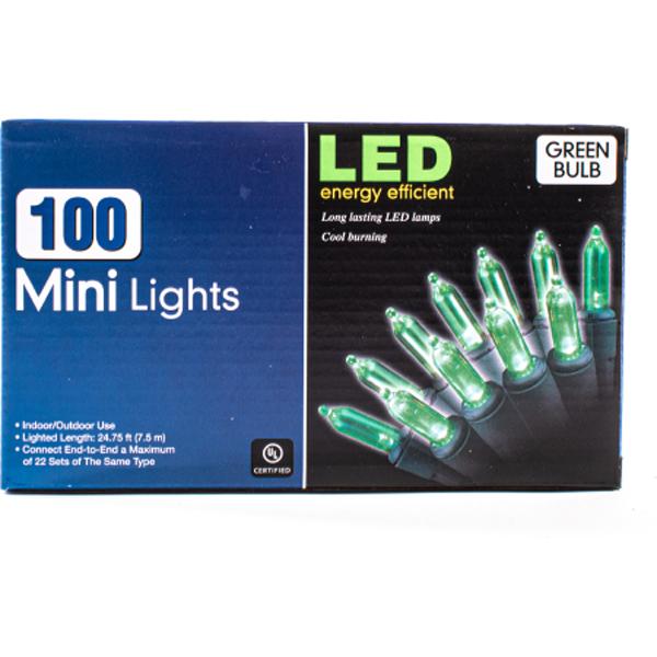 LED Light 100 Lights - Green