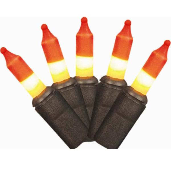 Candy Corn Light String 2in1 UL-Listed 50 Lights