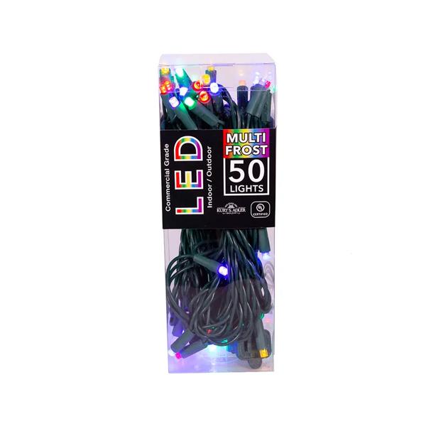 LED String Frosted 5mm 50 Lights - Multi