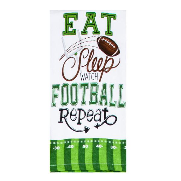 Eat Sleep Football Towel 