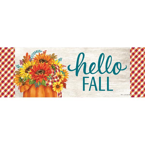 Signature Sign Pumpkin Sunflower