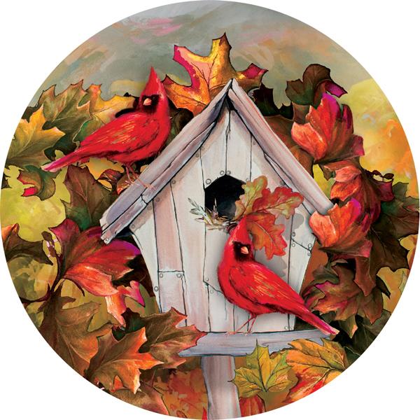 Suncatcher Cardinal Birdhouse