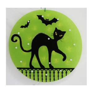 Black Cat Lite Up Plaque 