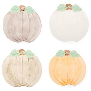 Glazed Pumpkin - Assorted Dolomite Plate 
