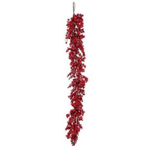 Mixed Berry Red Waterproof Garland - 48in