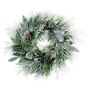 First Frost Cones Wreath - 24in