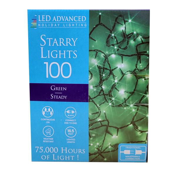 LED Starry Micro 3mm 100 Lights - Green