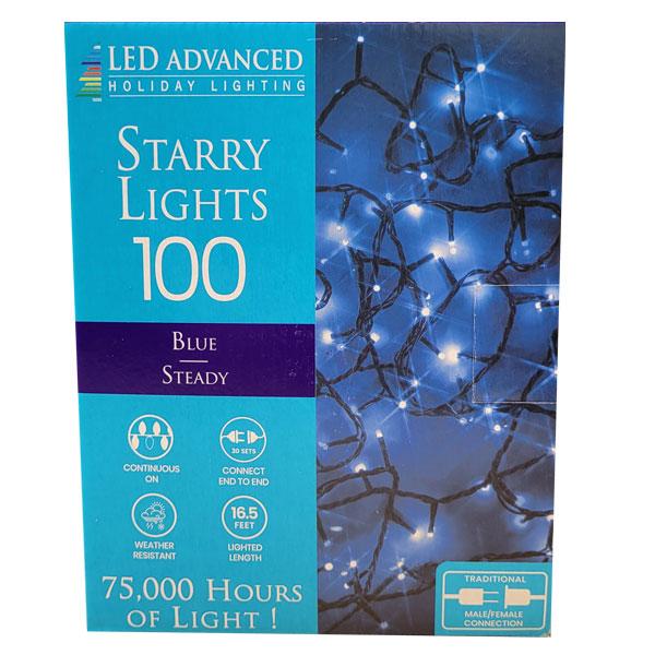 LED Starry Micro 3mm 100 Lights - Blue