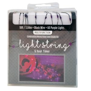 LED Micro Loft 60 Lights - Purple 10ft