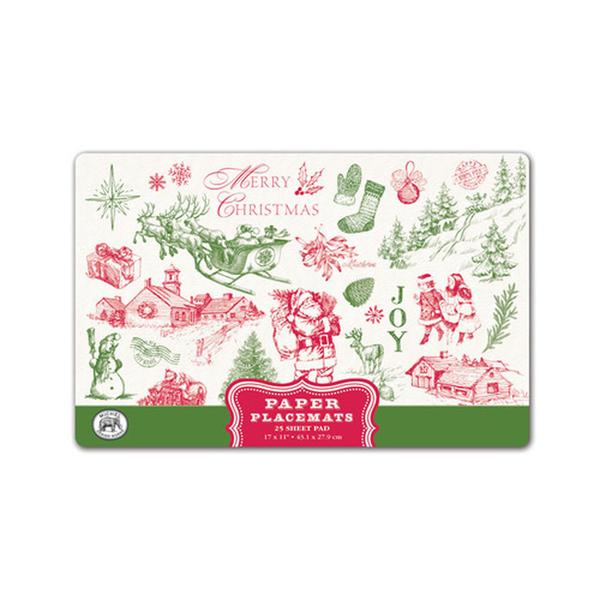 Michel Design Works Its Christmas Time Paper Placemat