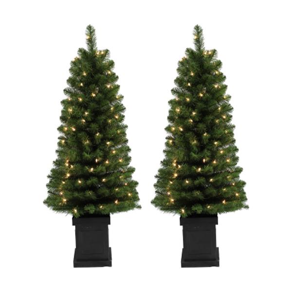 Canadian Douglas (Set Of 2) Pre-Lit - 4ft