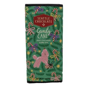 Chocolate Truffle Bar - Candy Cane - 2.5oz