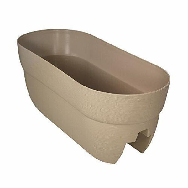 Bloomer Rail Planter 24in - Sand