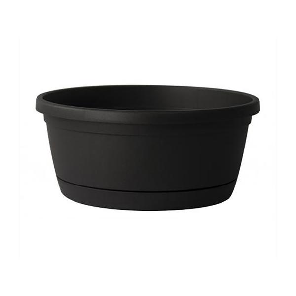 Libis Bowl with Saucer Anthracite - 10"