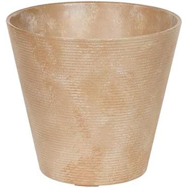 Cali Round Planter - Taupe 8in