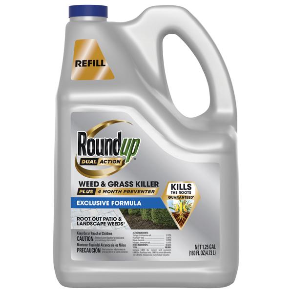 Roundup Dual Action Refill - 1.25gal