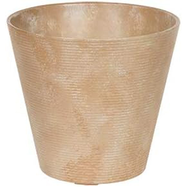 Cali Round Planter - Taupe 6in