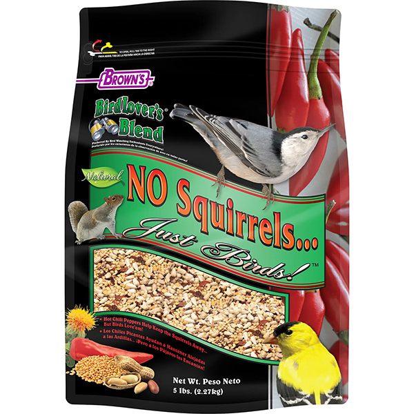Brown's No Squirrels Bird Seed - 5lb