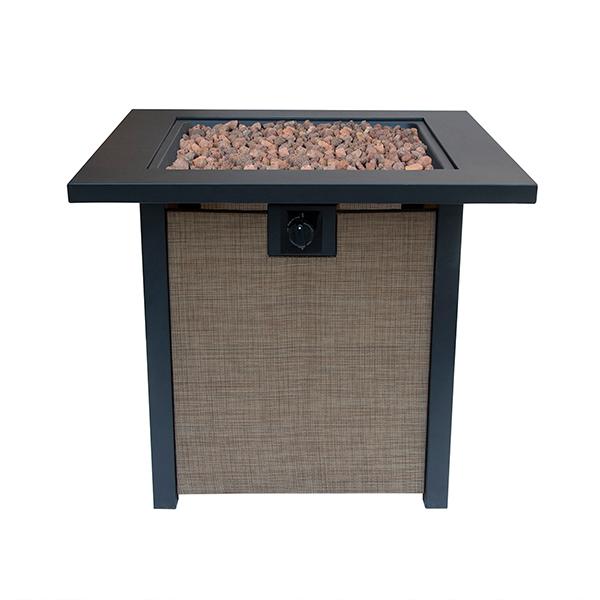 Fire Pit Gas Table Woodleaf - 28 in