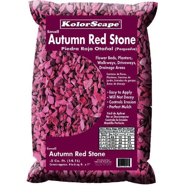 KolorScape Accent Rock - Autumn Red Small - 0.5 cuft