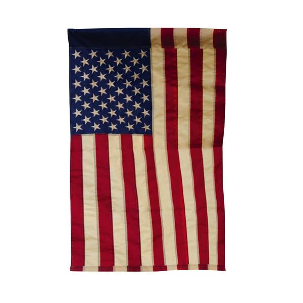 American Applique Tea Dye Mini Flag