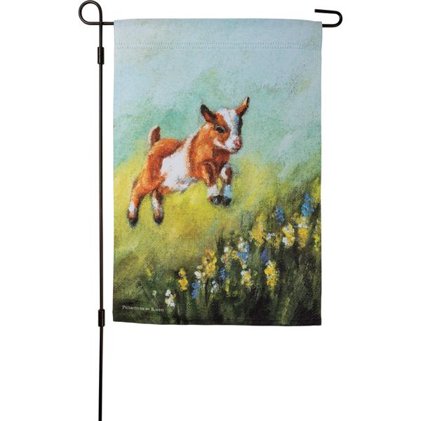 Jumping Goat Mini Flag