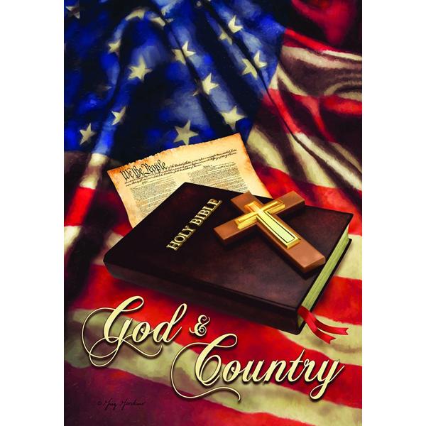God And Country Flag