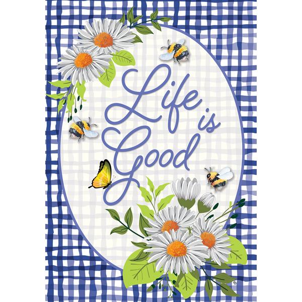 Life Is Good Mini Flag